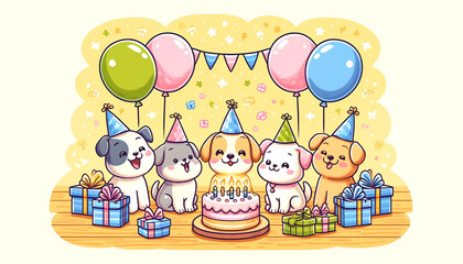 Obraz premium 誕生日