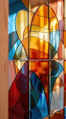 Design a visually striking close-up shot of a mirror reflecting colorful abstract patterns that symbolize the diverse facets of ones personality and inner world