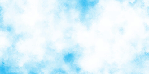 soft and cloudy white clouds on blue background, soft and blurry blue cloudy sky, Light blue watercolor paper texture background with splashes, cloudy and soft sky blue blurred and grainy Blue powder.