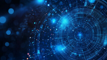 Obraz premium Sci-Fi Circular Structure