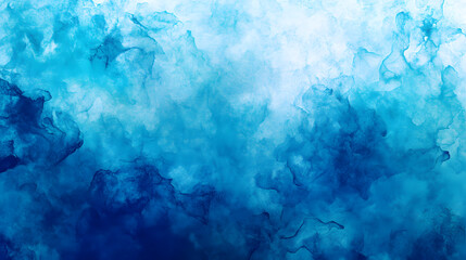 Obraz premium Fluid blue clouds swirling in a soft and fluid formation.