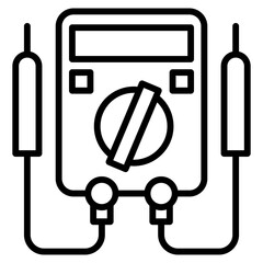 electrical service single icon