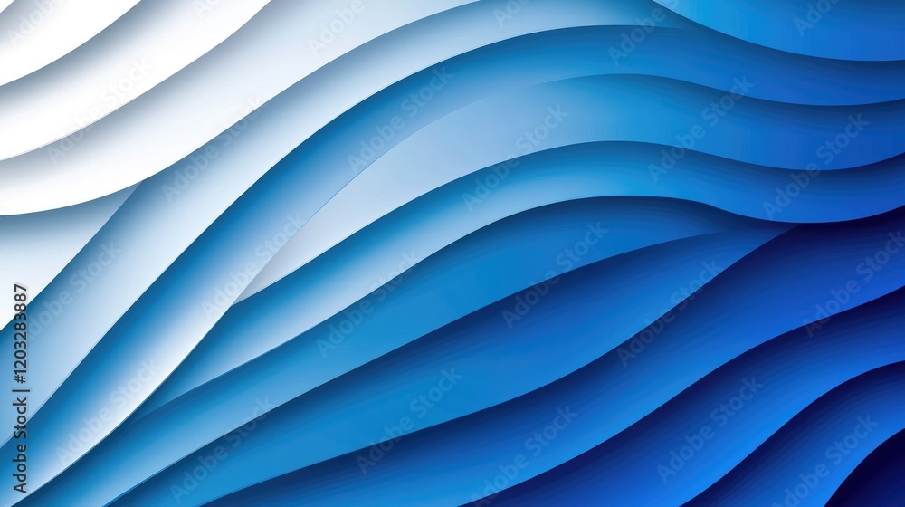 Poster dynamic wave patterns abstract digital art modern graphics fluid design aesthetic composition visual