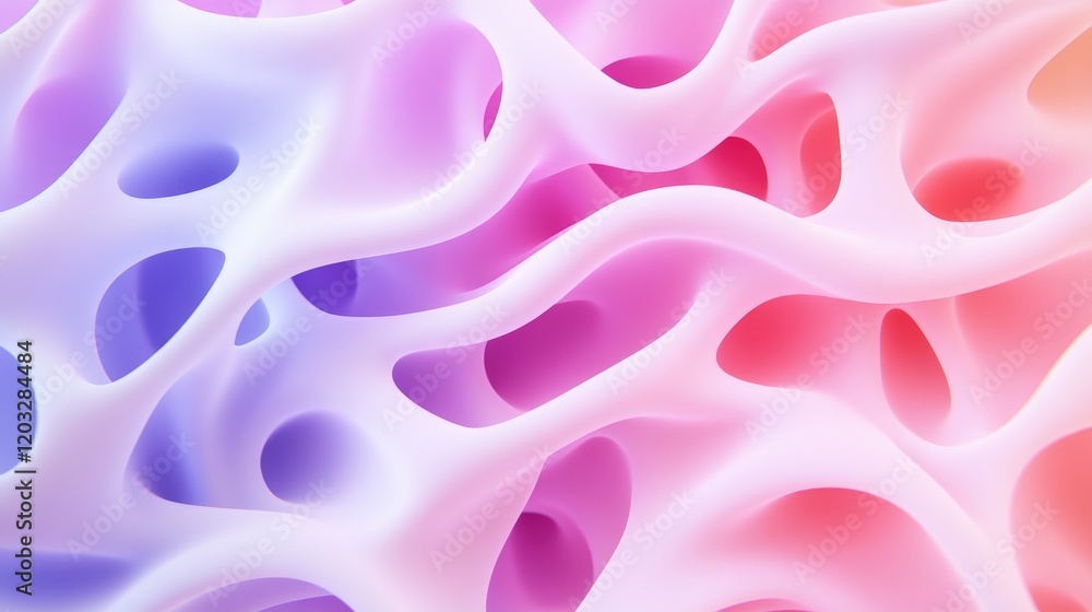 Poster dynamic flowing patterns abstract art digital design vibrant colors close-up view visual concept for
