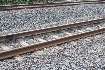 Naklejka premium railroad track