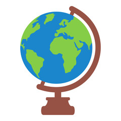 globe world model blue, green, texture