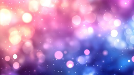 Abstract Pink Blue Bokeh Light Background Design