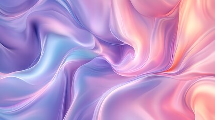 Fototapeta premium Abstract Pastel Swirls of Color Flowing Softly
