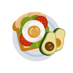sandwich with egg