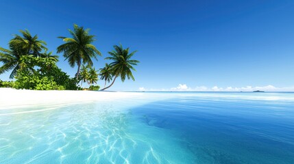 Tranquil Tropical Beach Scene