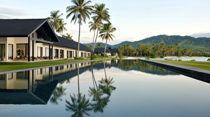 Tropical Resort with Infinity Pool