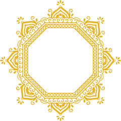 Beautiful flower art and mandala vector design