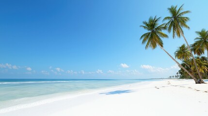 Tranquil Tropical Beach Scene