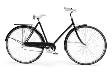 Classic Black Bicycle: Ride Smoothly and Stylishly