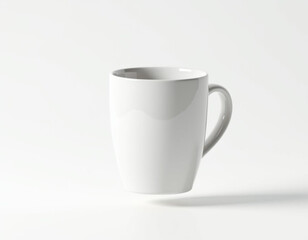 Fototapeta premium Blank White Coffee Mug Mockup for Branding