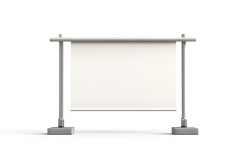 Obraz premium Blank Banner Stands Outdoors, Ready Design