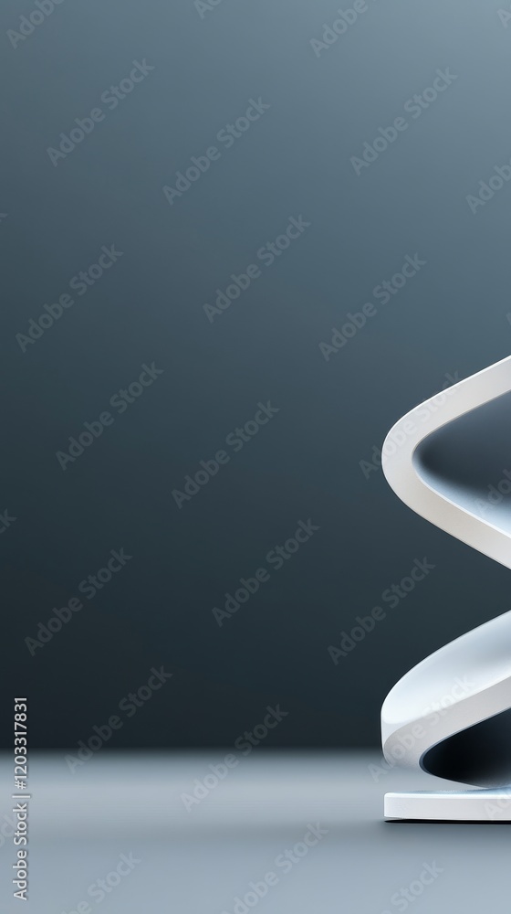 Poster abstract digital wave element for technology and innovation