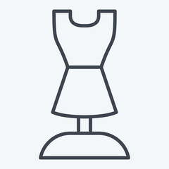 Icon Boutique. related to Women symbol. line style. design editable