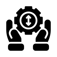 responsibility glyph icon