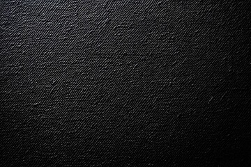 Elegant Black Fabric Texture Close-Up Dramatic Lighting Abstract Background Artistic View