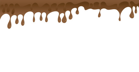 chocolate drops vector illustration