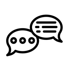 chat line icon