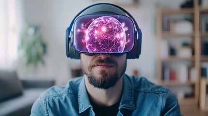 Futuristic online learning hub, immersive technology, interactive interfaces, vibrant colors, dynamic virtual classrooms, collaborative spaces, advanced learning tools