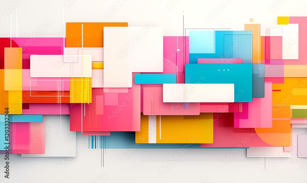 Poster vibrant digital interface for online education, showcasing interactive elements, engaging visuals, a