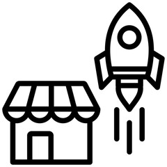 Startup Outline Icon