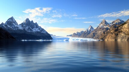 Serene Glacial Landscape