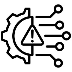 Disruptive Technology Outline Icon