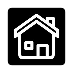 home glyph icon