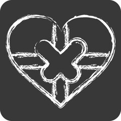 Icon E Book. related to Women symbol. chalk Style. design editable