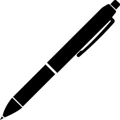 Pen Icon.Pen Line Icon with Editable Stroke and Pixel Perfect.classic hand writing tool for calligraphy.Copywriting Related Vector, pen logo silhouette vector design template premium, sign up icon.