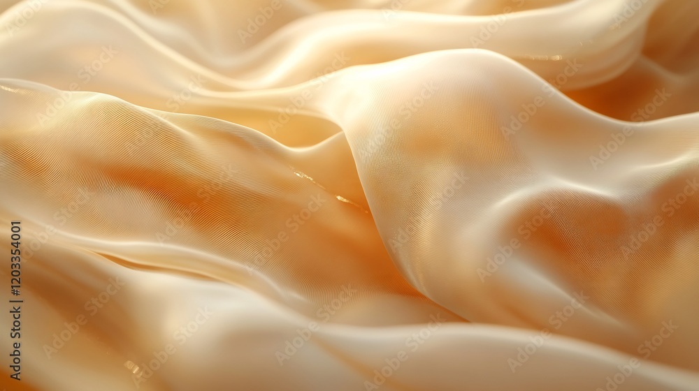 Poster smooth gradient transitioning from soft beige to deep amber with subtle hints of gold creating a war
