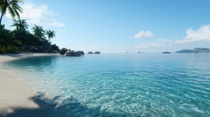 Fototapeta premium Tranquil Tropical Beach