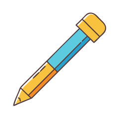 carpenter s pencil icon, carpenter s pencil vector illustration-simple illustration of carpenter s pencil, perfect for carpenter s pencil logos and icons