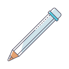 carpenter s pencil icon, carpenter s pencil vector illustration-simple illustration of carpenter s pencil, perfect for carpenter s pencil logos and icons