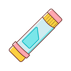 glue stick icon, glue stick vector illustration-simple illustration of glue stick, perfect for glue stick logos and icons