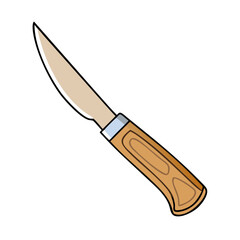 wood carving knife icon, wood carving knife vector illustration-simple illustration of wood carving knife, perfect for wood carving knife logos and icons