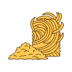 wood sawdust icon, wood sawdust vector illustration-simple illustration of wood sawdust, perfect for wood sawdust logos and icons