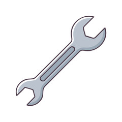 wrench icon, wrench vector illustration-simple illustration of wrench, perfect for wrench logos and icons