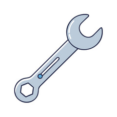 wrench icon, wrench vector illustration-simple illustration of wrench, perfect for wrench logos and icons