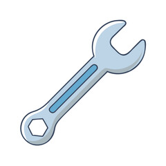 wrench icon, wrench vector illustration-simple illustration of wrench, perfect for wrench logos and icons