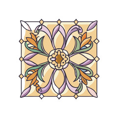 decorative wall stencil icon, decorative wall stencil vector illustration-simple illustration of decorative wall stencil, perfect for decorative wall stencil logos and icons