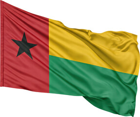 Waving Guinea Bissau, national symbol