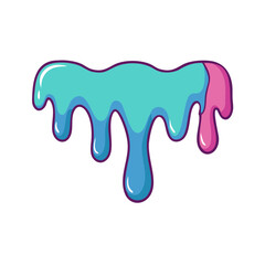 paint drip design icon, paint drip design vector illustration-simple illustration of paint drip design, perfect for paint drip design logos and icons
