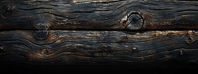 Obraz premium Close-up of a textured wooden surface with natural grain patterns
