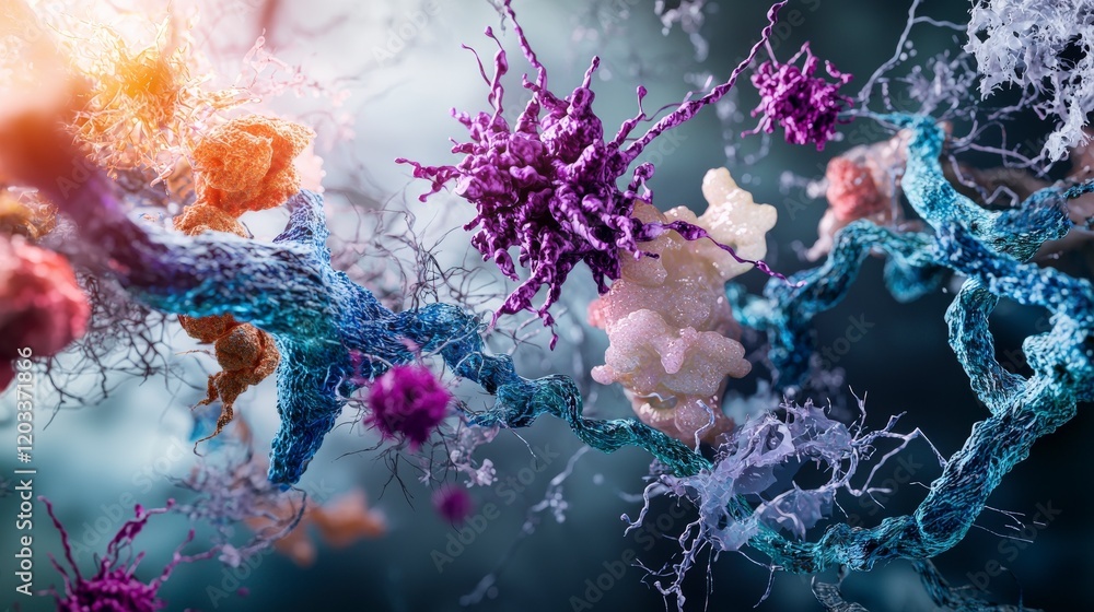 Aufkleber dynamic intracellular communication among cells scientific visualization laboratory environment abst