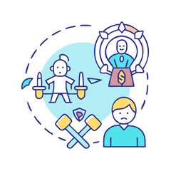 boss battle icon, boss battle vector illustration-simple illustration of boss battle, perfect for boss battle logos and icons